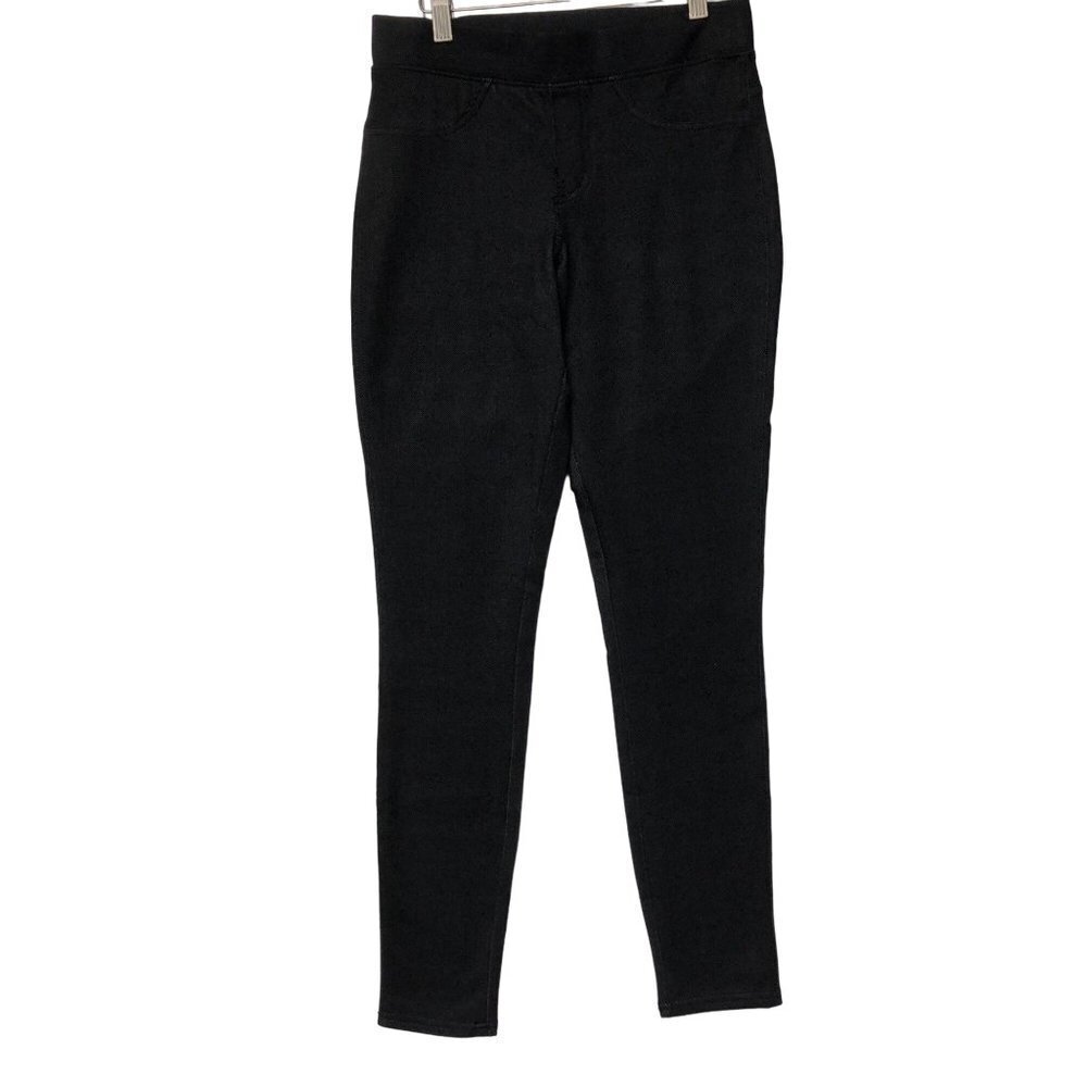 HUE STUDIO BLACK CLASSIC LEGGINGS SM NEW WITH TAG